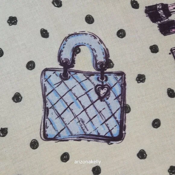 Cashmere & Silk Scarf- Shoes, Makeup, Watches, Glasses, Handbags Alberotanza - Picture 5 of 16